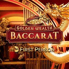 Golden Wealth Baccarat game by Evolution – logo hosted on Shelbyspin